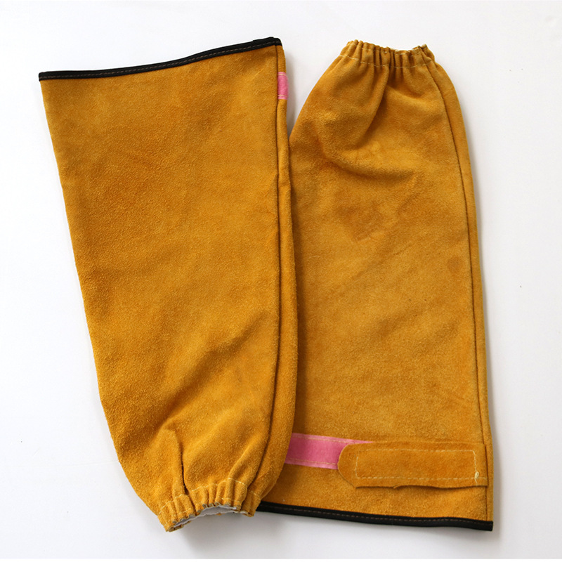 leather welding arm guards