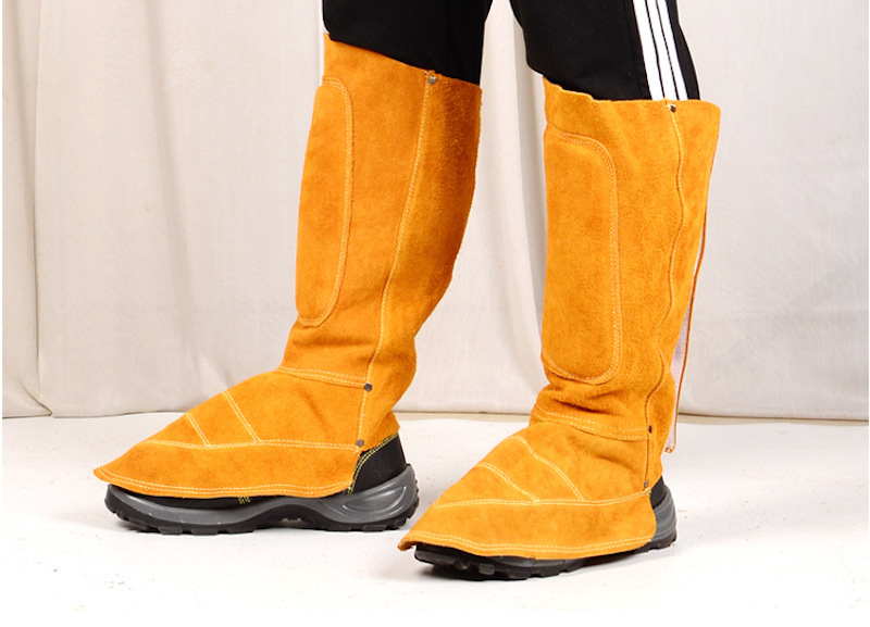 leather welding shoe covers